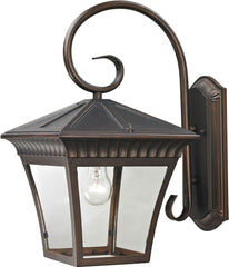 Ridgewood 1 Light Exterior Coach Lantern In Hazelnut Bronze