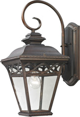 Mendham 1 Light Exterior Coach Lantern In Hazelnut Bronze