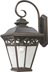 Mendham 1 Light Exterior Coach Lantern In Hazelnut Bronze