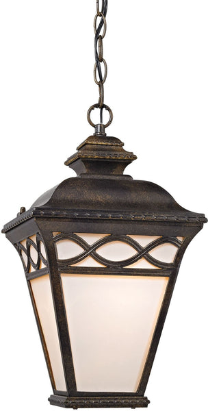 Mendham 1 Light Pendant Lantern In Hazelnut Bronze