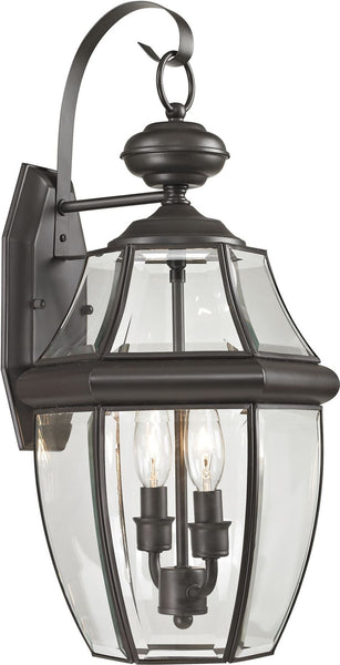 Ashford 2 Light Exterior Coach Lantern In Oil Rubbed Bronze