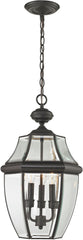 Ashford 3 Light Exterior Hanging Lantern In Oil Rubbed Bronze