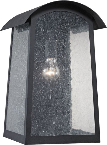 Prince Street 1 Light Exterior Wall Lamp In Matte Black