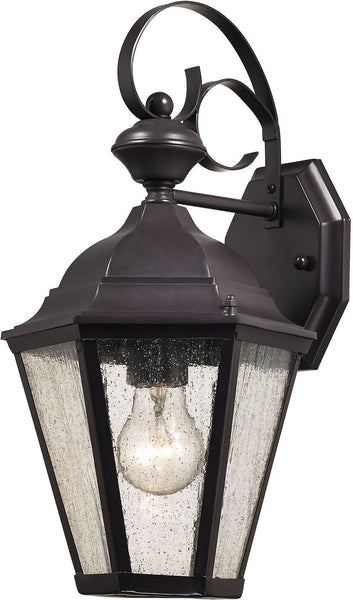 Cotswold 1 Light Exterior Wall Lamp In Oil Rubbed Bronze