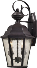 Cotswold 2 Light Exterior Wall Lamp In Oil Rubbed Bronze