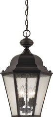 Cotswold 4 Light Exterior Hanging Lamp In Oil Rubbed Bronze