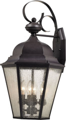 Cotswold 4 Light Exterior Wall Lamp In Oil Rubbed Bronze