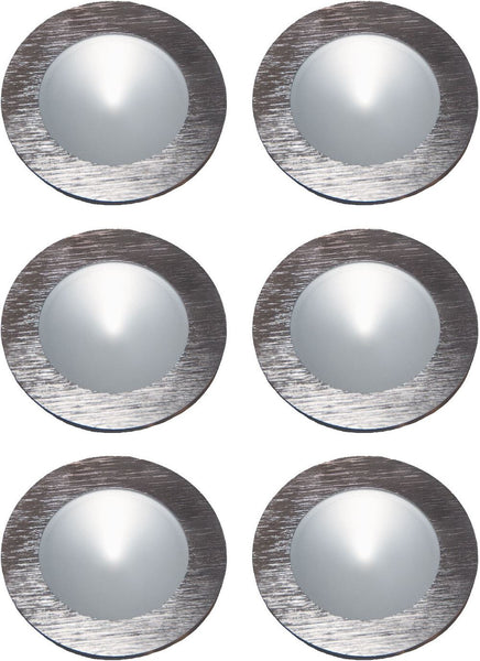 Ursa Collection 6 Light Disc Light Kit In Brushed Aluminum