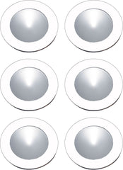 Ursa Collection 6 Light Disc Light Kit In White