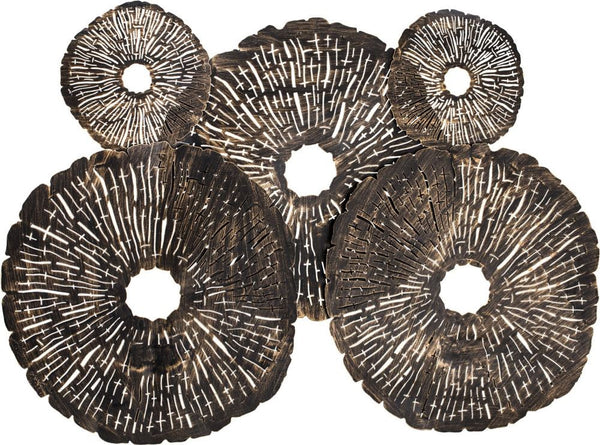 Coral Discs Fire Screen