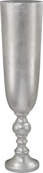 Narrow Urn Silver Leaf Planter