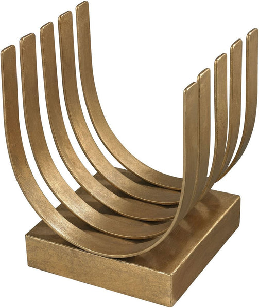 Olympia Gold Leaf Log Holder