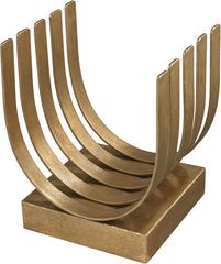 Olympia Gold Leaf Log Holder