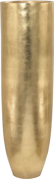 Oversized Oval Planter In Gold Leaf