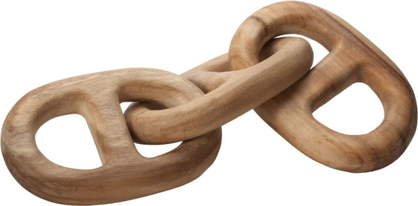 Hand Carved Chain Link - 3 Link
