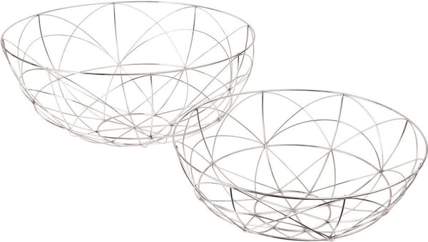 Silver Da Vinci Dishes- (Set of 2)