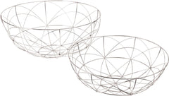 Silver Da Vinci Dishes- (Set of 2)