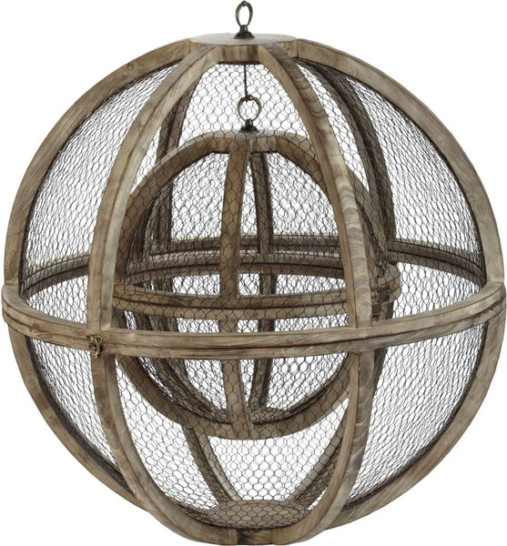 Wire Atlas Spheres- (Set of 2)