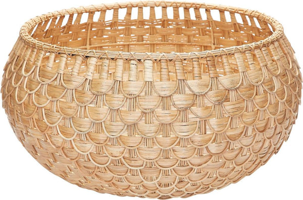 Large Natural Fish Scale Basket
