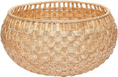 Large Natural Fish Scale Basket