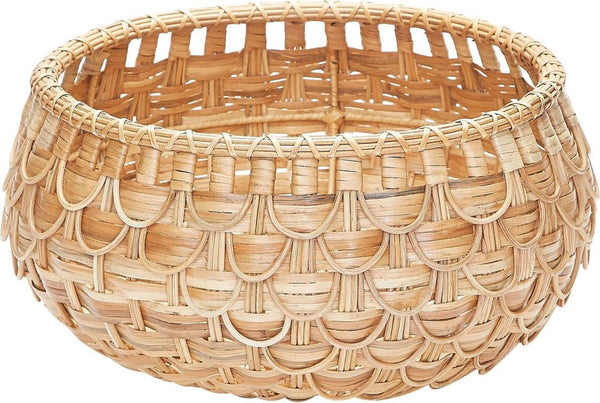 Small Natural Fish Scale Basket