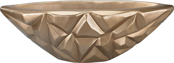 Qattara 10-Inch Bowl In Champagne Gold
