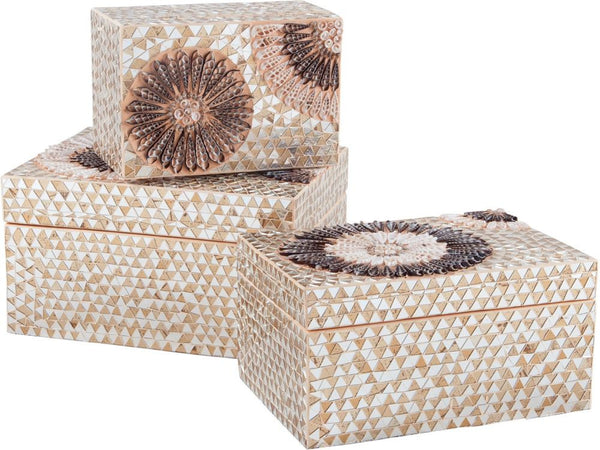 Small Capiz Shell Urchin Box