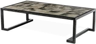 Ilaria Grand Cocktail Table - Charcoal Vellum