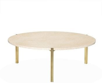Bryce Round Cocktail Table - Cream