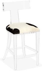 Tristan Klismos Counter Stool - Spotted Hide
