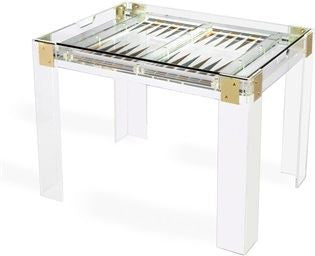 Pierre Acrylic Backgammon Table
