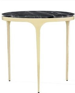 Camilla Side Table - Nero Storm