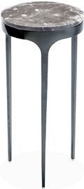 Camilla Drink Table - Italian Gray/ Gunmetal