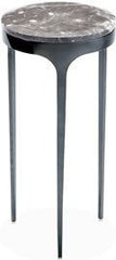Camilla Drink Table - Italian Gray/ Gunmetal