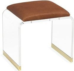Brynn Stool - Coffee Hide