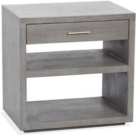 Livia Bedside Chest - Gray