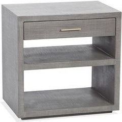 Livia Bedside Chest - Gray