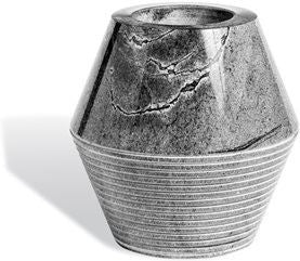 Olive Marble Vase - Gray