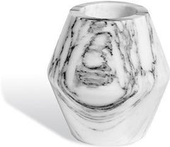Olive Marble Vase - Arabescato