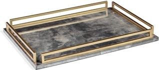 Seraphina Grand Tray - Charcoal Vellum