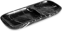 Harlow Dual Section Tray - Black