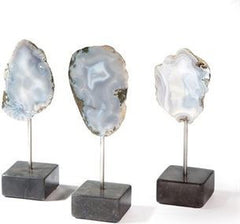Gray Chalcedon Trio