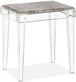 Amal Side Table - Italian Gray