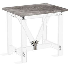 Lowell Side Table - Italian Gray