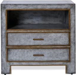 Carlton Bedside Chest - Gray