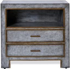 Carlton Bedside Chest - Gray
