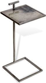 Soren Square Drink Table - Gray Vellum