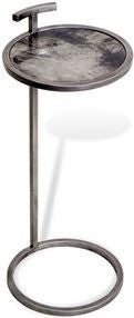 Soren Circular Drink Table - Gray Vellum