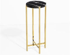 Laurent Round Drink Table - Black