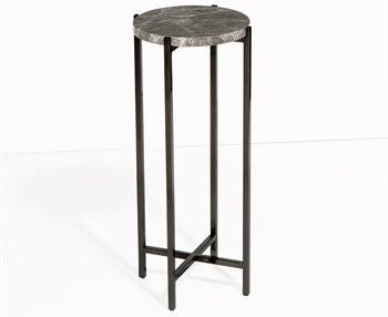 Laurent Round Drink Table - Gray